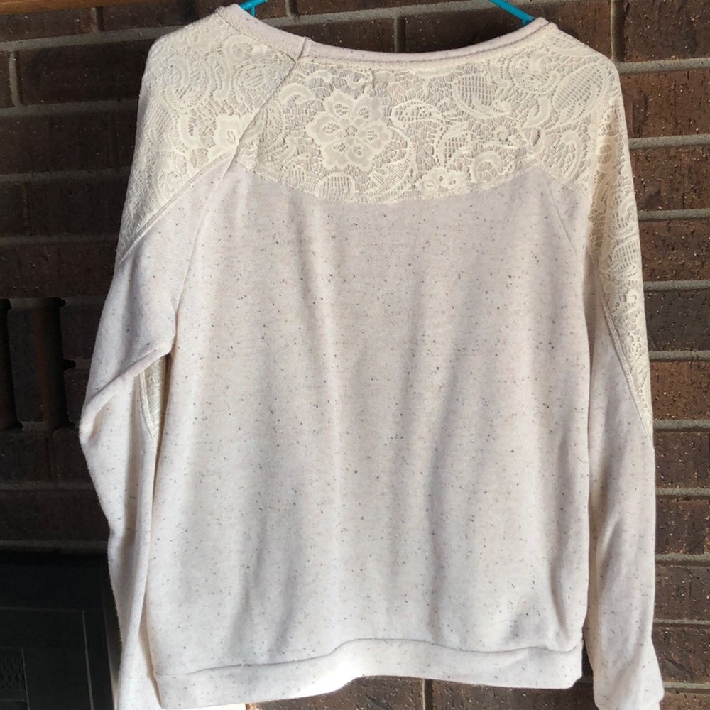 Long sleeve sweatshirt with bling - Picture 3 of 4